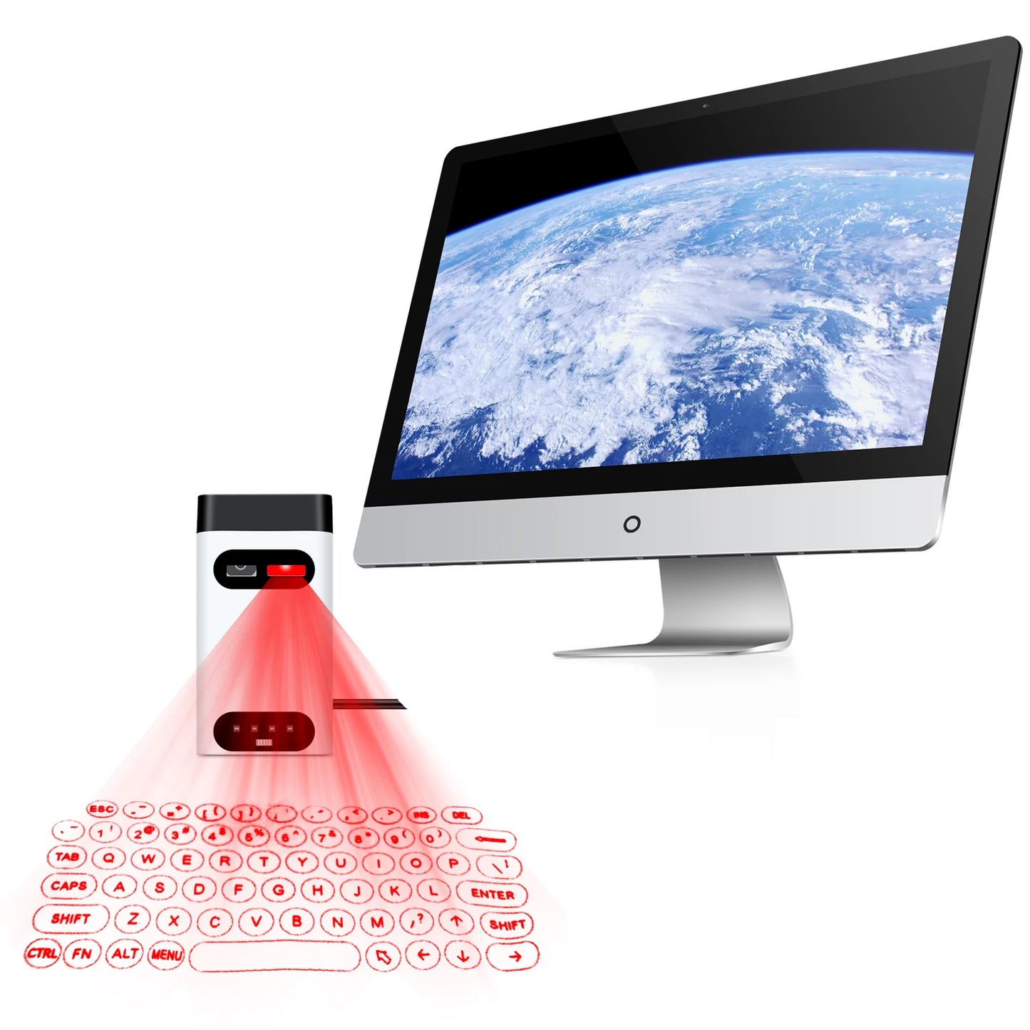 Portable Bluetooth Virtual Laser Keyboard