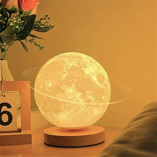 360° Rotation Moon Night Light 3D Atmosphere