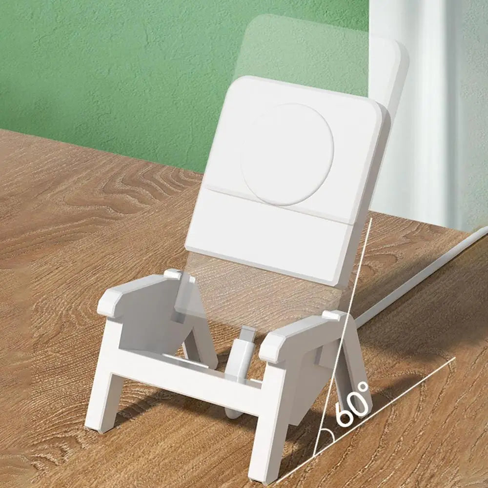 Portable Mini Chair Wireless ChargerMobile Phone Holder 15W