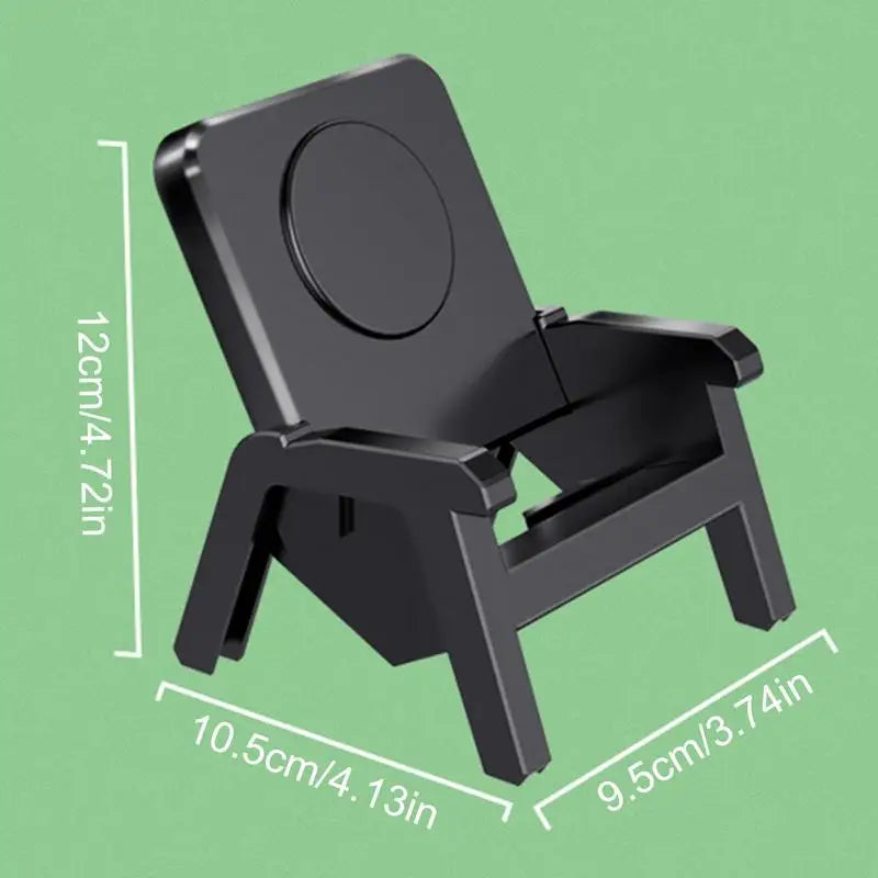 Portable Mini Chair Wireless ChargerMobile Phone Holder 15W