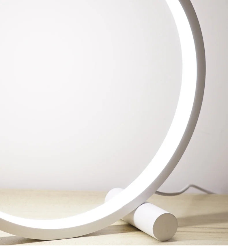 25CM LED Table Lamp Bedroom Circular