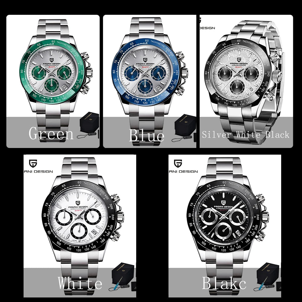 PAGANI DESIGN New Men Watches Quartz