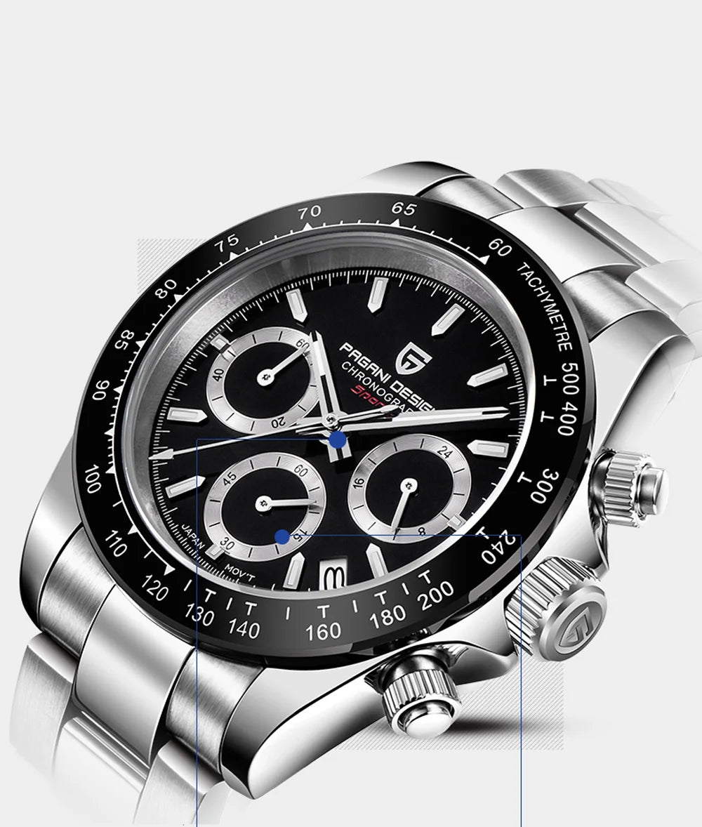 PAGANI DESIGN New Men Watches Quartz