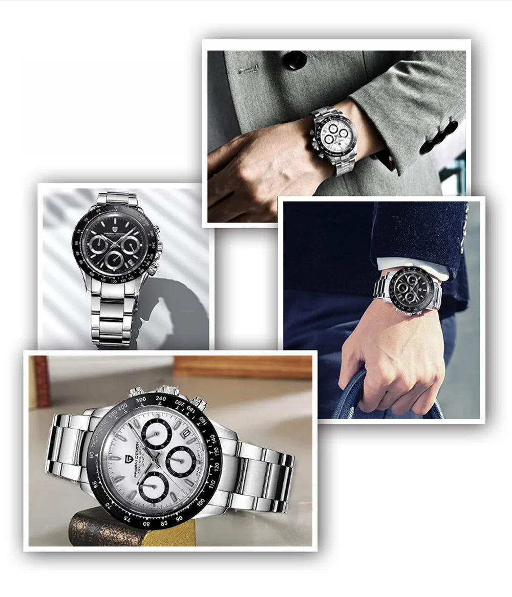 PAGANI DESIGN New Men Watches Quartz