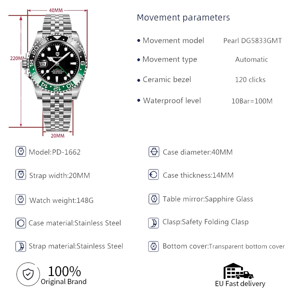 PAGANI DESIGN PD-1662 LGMT Men