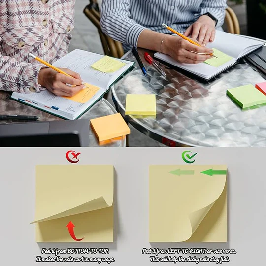 Transparent Sticky Note Pads 100 pcs - Image 2