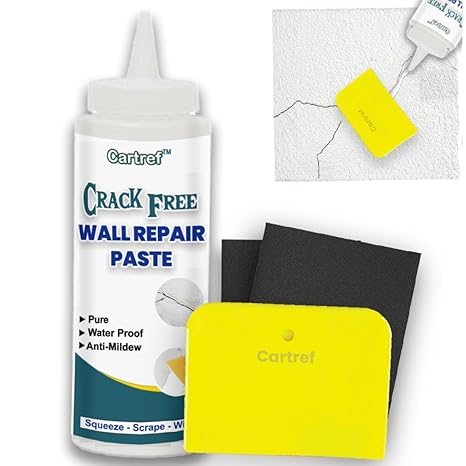 Wall Repair Paste for Repairing Damaged Walls, Crack Filler, Hole Filler, Mending Agent, Waterproof Putty Paste