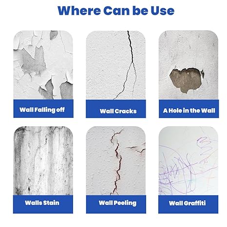 Wall Repair Paste for Repairing Damaged Walls, Crack Filler, Hole Filler, Mending Agent, Waterproof Putty Paste - Image 3
