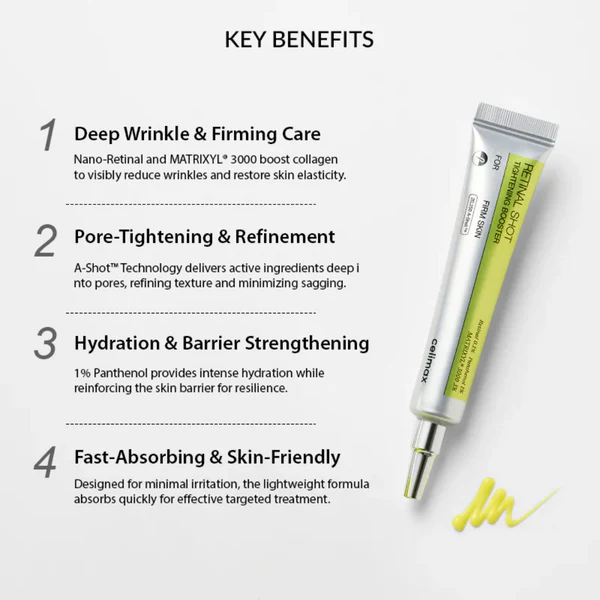 Lift, Tighten & Brighter - Celimax Retinal Glow boosting Cream - Image 4