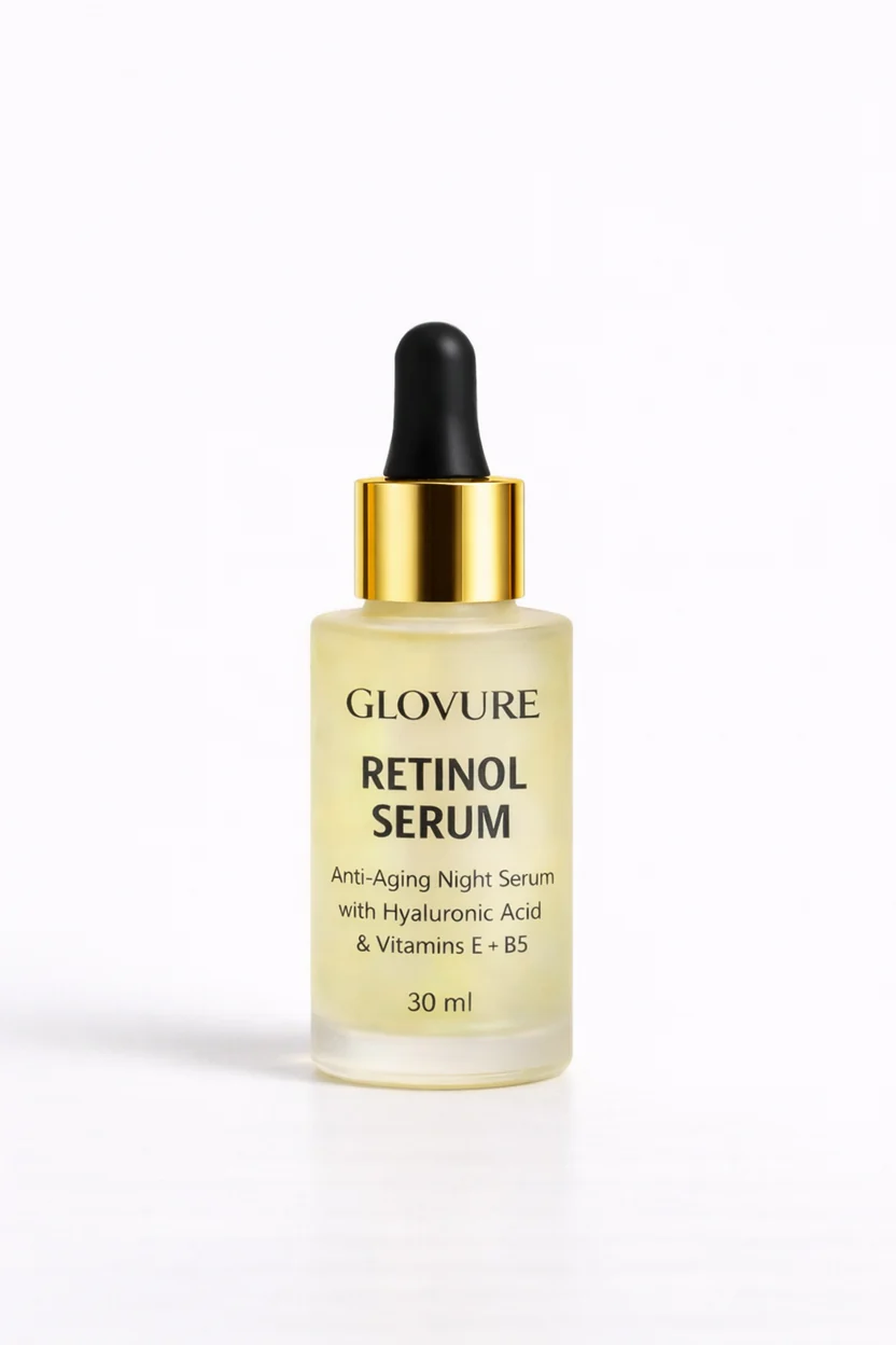 Retinol Anti-Aging Night Serum with Hyaluronic Acid & Vitamins E + B5 - Image 2